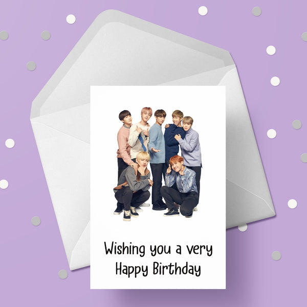 BTS Birthday Card 03