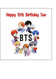BTS Edible Icing Cake Topper 01