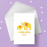 New Baby Card 03 - Unisex Baby Shower Card