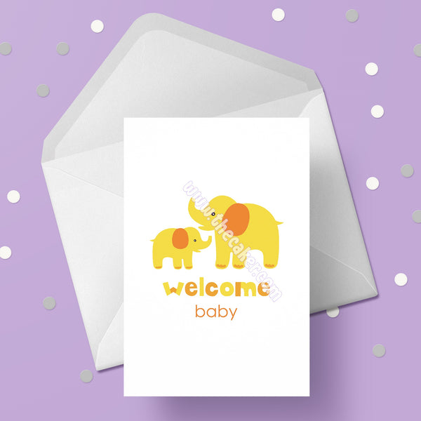 New Baby Card 03 - Unisex Baby Shower Card