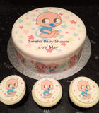 New Baby Edible Icing Cake Topper 08 - Baby Shower