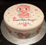 New Baby Edible Icing Cake Topper 09 - Baby Shower