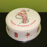Ballet Pumps / Ballerina Edible Icing Cake Topper or Ribbon