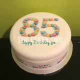 85th Birthday Balloons Edible Icing Cake Topper