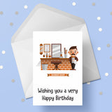 Barber Shop Birthday Card 01