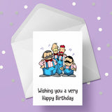 Barbershop Quartet Birthday Card 01