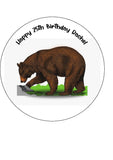 Bear Edile Icing Cake Topper