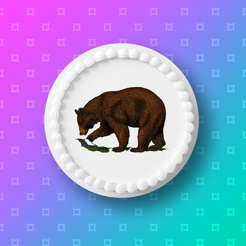 Bear Edile Icing Cake Topper