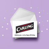 Beer, Lager Label 03 Card - Carling