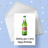 Beer Birthday Card 05 - Stella Artois
