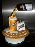 Beer, Lager Label 03 Edible Icing Topper - Carling