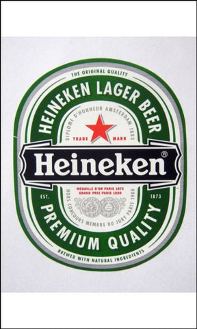 Beer, Lager Label 06 Edible Icing Topper - Heineken