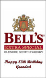 Bell's Whisky Logo Edible Icing Cake Topper