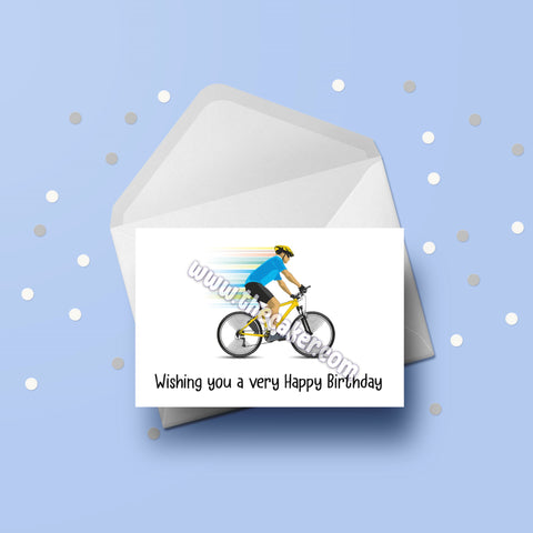 Bicycle Birthday Card 02