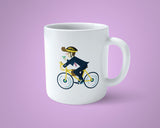 Bicycle Mug 06 - Man riding bike