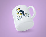 Bicycle Mug 06 - Man riding bike