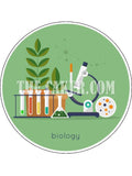 Biology Science Edible Icing Cake Topper or Ribbon