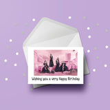 Black Pink Birthday Card 01