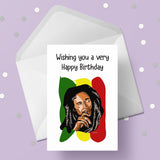 Bob Marley 04 Birthday Card