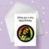 Bob Marley 03 Birthday Card