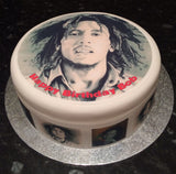 Bob Marley 01 Edible Icing Cake Topper