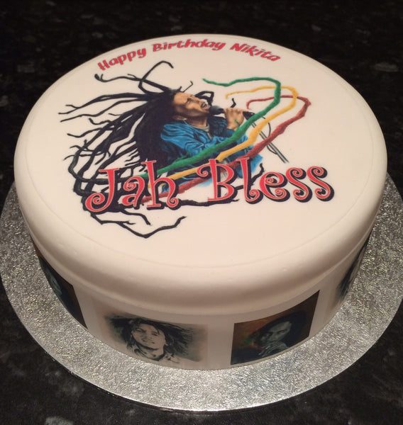 Bob Marley 02 Edible Icing Cake Topper