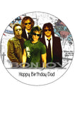 Bon Jovi 01 Edible Icing Cake Topper or Ribbon