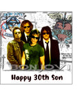 Bon Jovi 01 Edible Icing Cake Topper or Ribbon