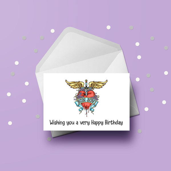 Bon Jovi 03 Birthday Card