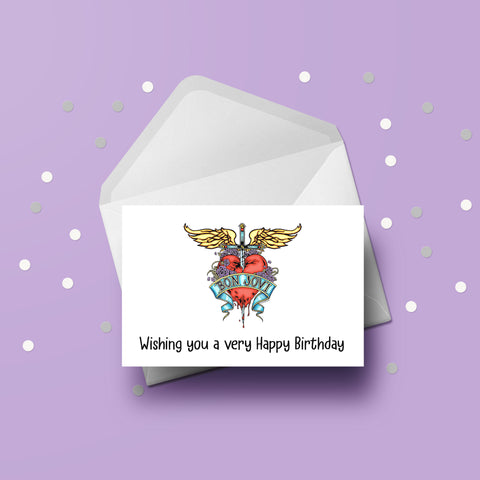 Bon Jovi 02 Birthday Card