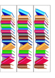 Books Edible Icing Cake Topper or Ribbon or Ribbon