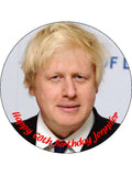 Boris Johnson Edible Icing Cake Topper 01