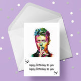 David Bowie 03 Birthday Card