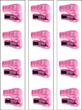 Pink Boxing Gloves Edible Icing Cake Topper 02