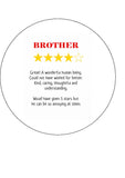 Brother Edible Icing Cake Topper 02 - Funny Review