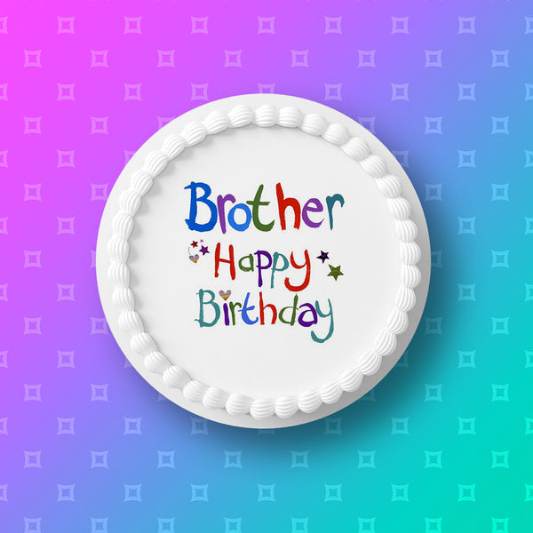Brother Edible Icing Cake Topper 03