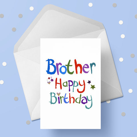 Birthday Card for Brother 03