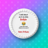 Brother Edible Icing Cake Topper 12