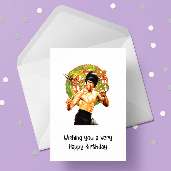 Bruce Lee Birthday Card 01