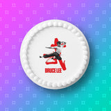 Bruce Lee 03 Edible Icing Cake Topper or Ribbon