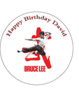Bruce Lee Edible Icing Cake Topper 03