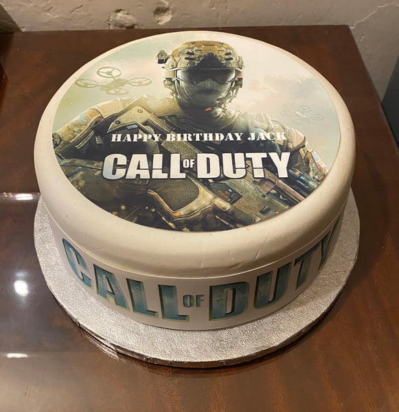 Call of Duty Edible Icing Cake Topper 01