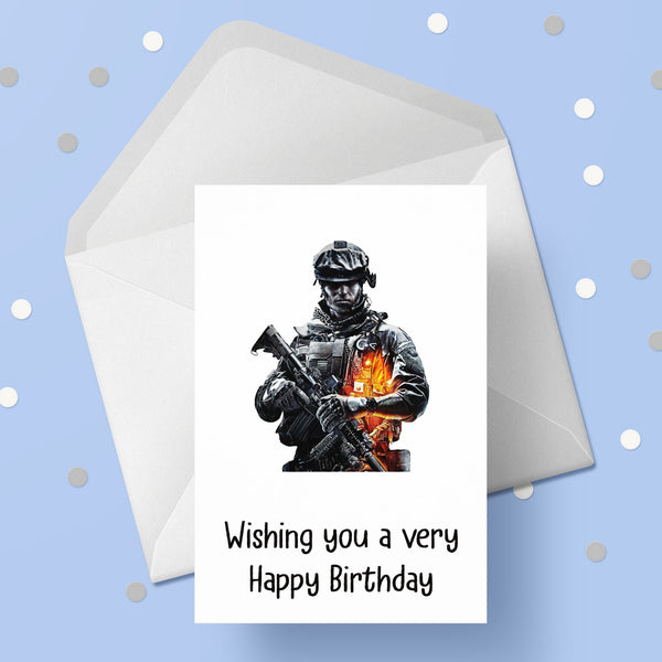 Call of Duty Birthday Card 06