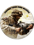 Call of Duty 02 Edible Icing Cake Topper or Ribbon