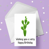 Cactus Plant Birthday Card