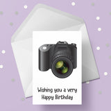 Camera, Photography Birthday Card