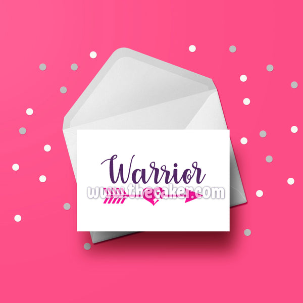 Breast Cancer Card 10 Warrior