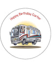 Caravan Motorhome Edible Icing Cake Topper 04