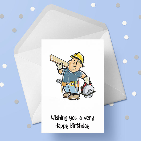 Carpenter Birthday Card 02