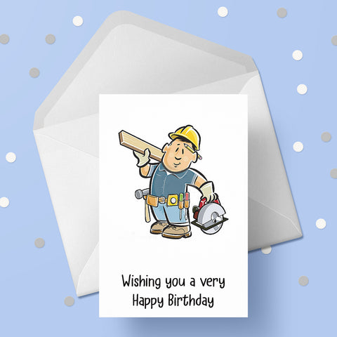 Carpenter Birthday Card